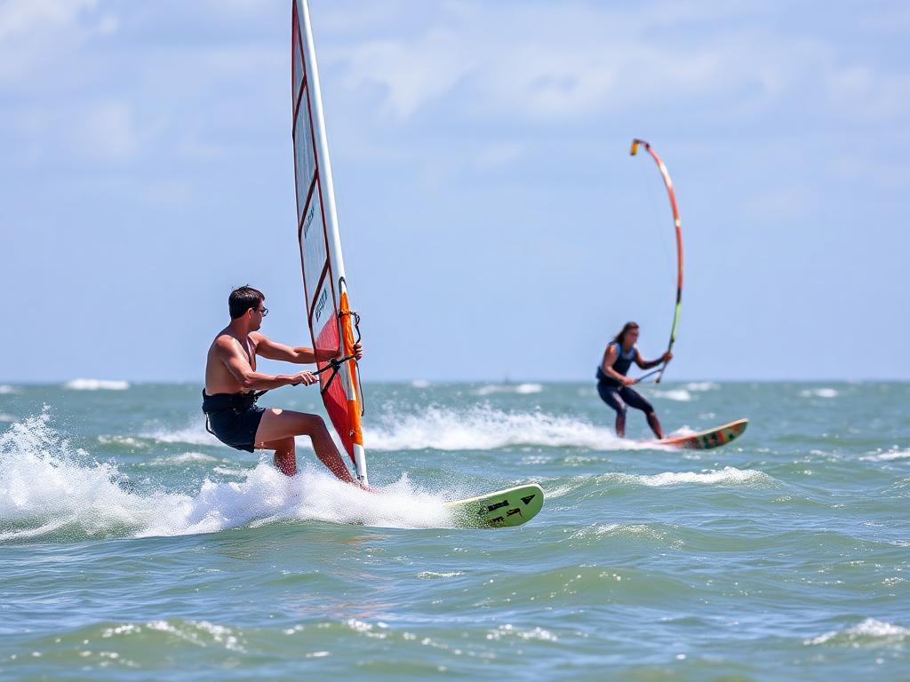 Planche à voile, surf, kite